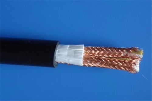 DJYVPR 4×2×1.5 聚乙烯绝缘对绞铜线编织总屏蔽聚氯乙烯护